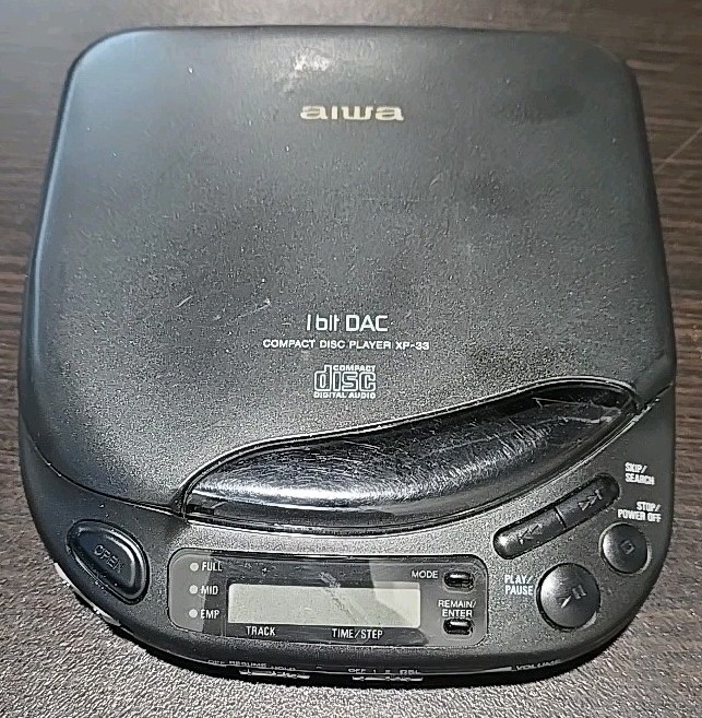 Aiwa Xp-33 Compact Disc CD Player Portable 1990s Vintage for sale