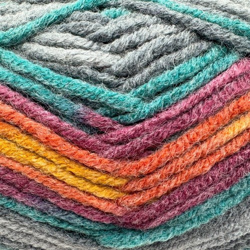 Wooly Multicolor Soft Fluffy Bulky Weight #5 Wool Blended Fast Knitting Croch... - Picture 2 of 5