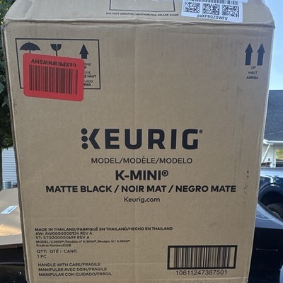 Keurig K-Mini Pod Coffee Machine, Single Serve, Matte Black Matte Finish