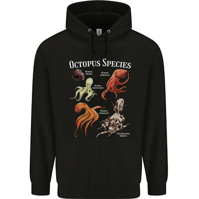 Octopus Arten Scuba Tauchen Ozean Kinder Kapuzenpulli