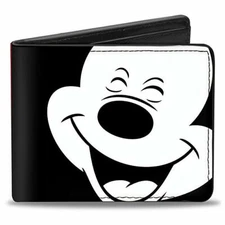 New Buckle Down Mens Bifold Wallets Styles + Mickey Deadpool Spongebob Dollars