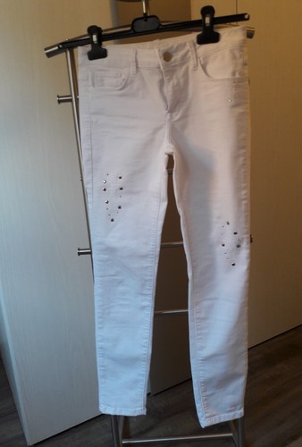 Leggins donna originali Calzedonia elasticizzati bianchi con applicazioni |  eBay