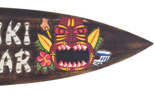 Tiki Bar Surfboard 100cm Surfbrett mit Tiki Motiv im Hawaii Deko Design - Bild 12 von 12