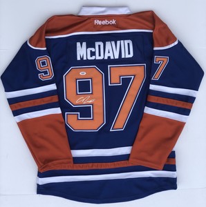 connor mcdavid signed jersey ebay