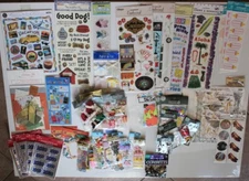 65 Mixed Scrapbook Stickers JOLEE'S Boutique By You EMBOSSED Collage DIE CUT!