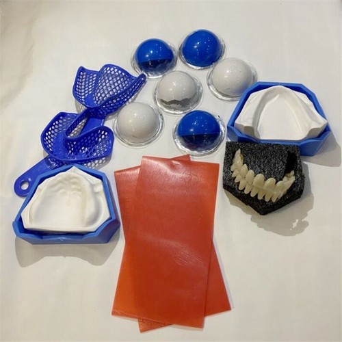 DIY Denture Kit Full set False Teeth Dental Base Homemade Prostheses Crafts Kit - Bild 3 von 12