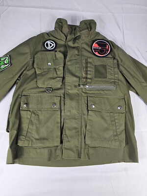 Diesel J-Battle Denim Jacket Übergangsjacke olive grün. Größe S | eBay