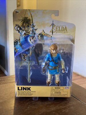 JAKKS Pacific World of Nintendo Breathe Of The Wild Link Action Figure