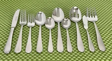 Hampton Silversmiths RACHELLE FROST Stainless Frosted Flatware Smart Choice B41G