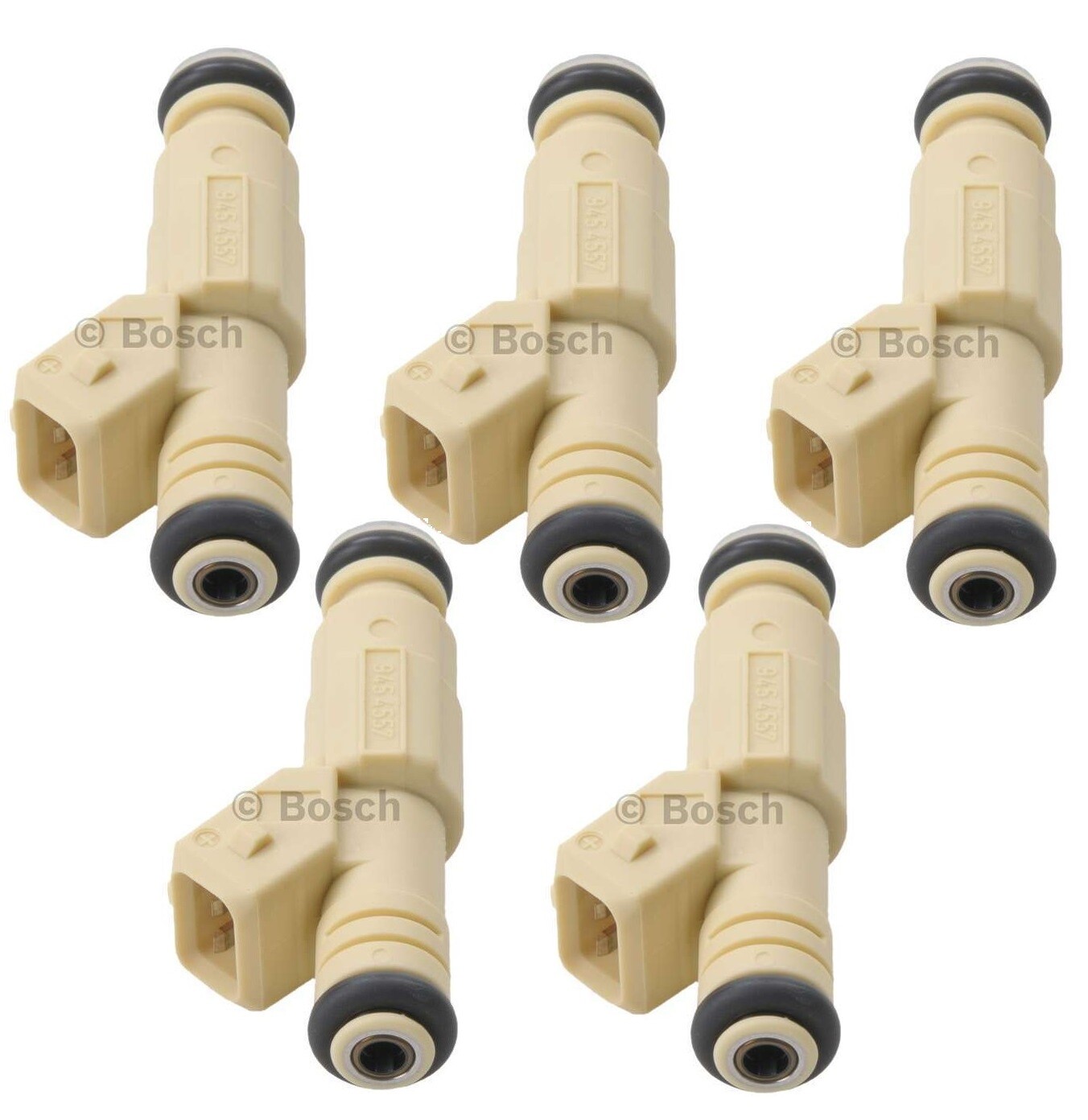 NEW Set of 5 Bosch Port Injector Fuel Injectors For Volvo 850 C70 V70 2 ...