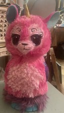 Hatchimals Pink Llamacorn Extends Neck Talks/Sounds Eyes Light Up NO EGG Tested