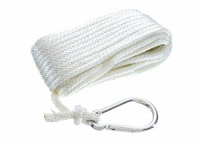 SEACHOICE Solid Nylon Anchor Line 3/8" x 50' 40231 White