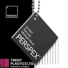 BLACK Acrylic Perspex Sheet – Gloss & Matt Cut to Size Plastic Panel 3mm to 20mm