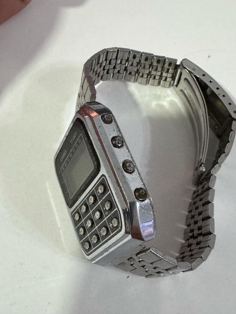 RARE Casio Vintage Digital Watch NOS Junk 80s 133 C-801