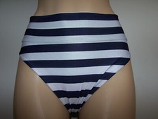 AERIE High Cut Cheeky Bikini Bottom, Slate  Navy Blue Size M