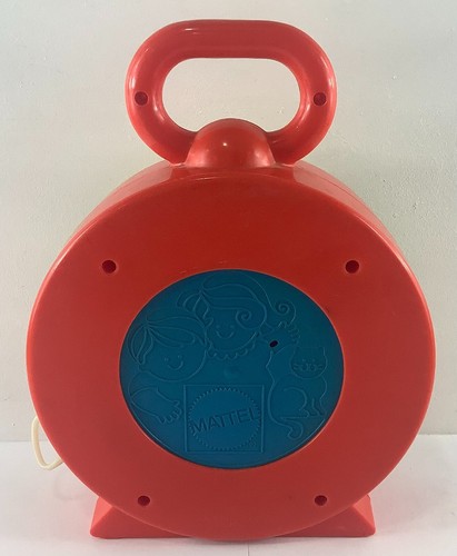 Vtg 1981 Mattel Disney Talking Mickey Mouse Tells Time Clock Pull Cord See N Say - Picture 8 of 11