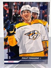 23-24 Philip Tomasino Deluxe /250 #580 Nashville Predators Upper Deck