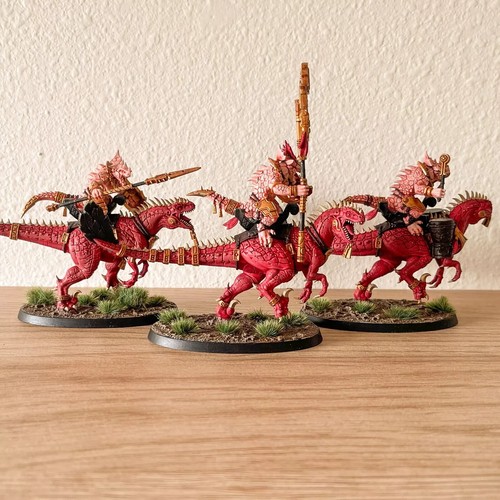 Warhammer Age Of Sigmar - Painted Seraphon - Aggradon Lancers - Picture 11 of 12