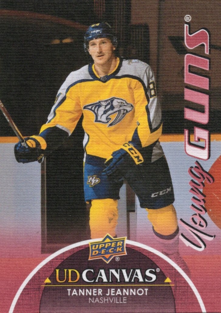 21/22 UD 1 Tanner Jeannot Young Guns Rc Canvas C94