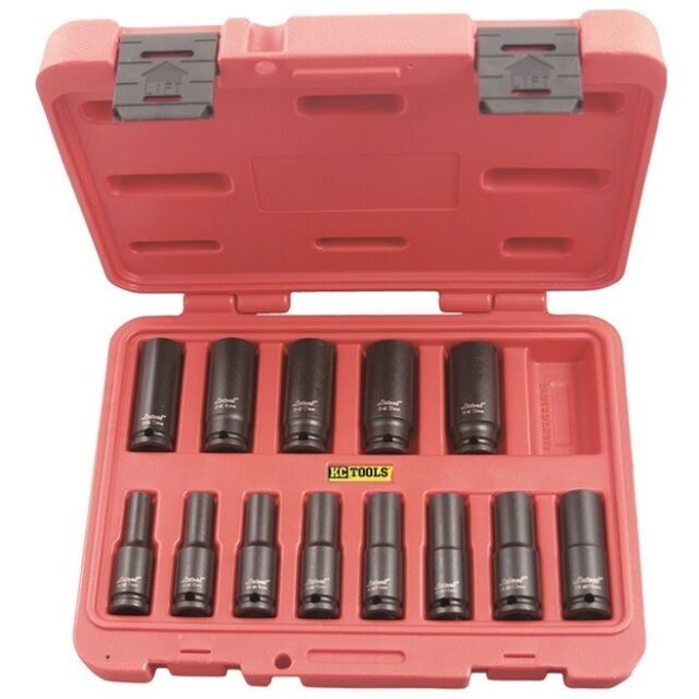 KC Tools 11209 3/8" Impact Socket Set - 13 Piece for sale online | eBay ...