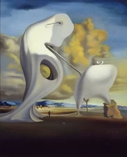 SALVADOR DALI Art Poster or Canvas Print "Millet's Architectonic Angelus"
