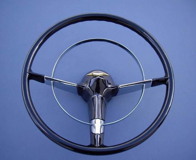 55 56 Chevy 15" Steering Wheel 1955 1956 Chevrolet New eBay