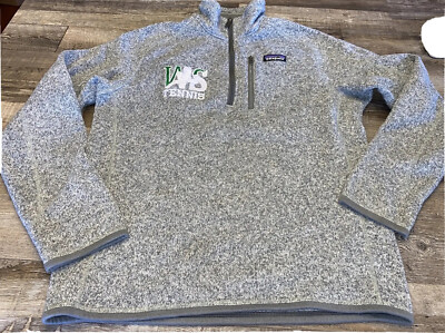 Patagonia STY25522 Size Small 1/4 Zip Gray Better Fleece Pullover Sweater |  eBay