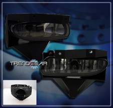 1999-2004 Ford Mustang Bumper Smoke Fog Lights Lamp 2000 2001 2002 2003 Base Set