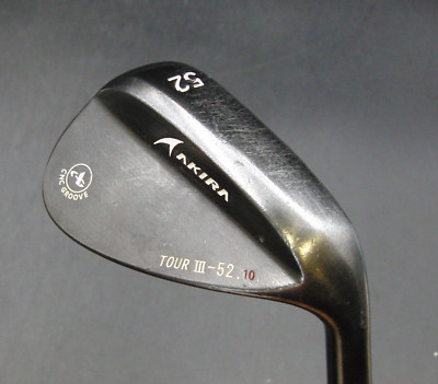 Japanischer Akira CNC Groove Tour III 52° Gap Wedge Regular Stahlschaft NO1 Griff