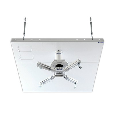QualGear Pro-AV QG-KIT-S2-3IN-W Projector Mount Kit Accessory Suspended Ceili...