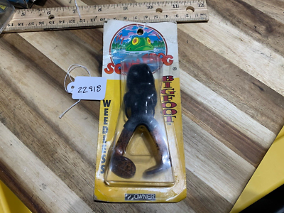 big foot fishing lure Vintage Scum Frog Big Foot fishing lure rare (22918)