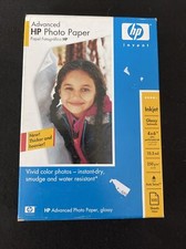 New HP Advanced Photo Printer Camera Paper 4" x 6" Glossy 100 Sheets Pictures