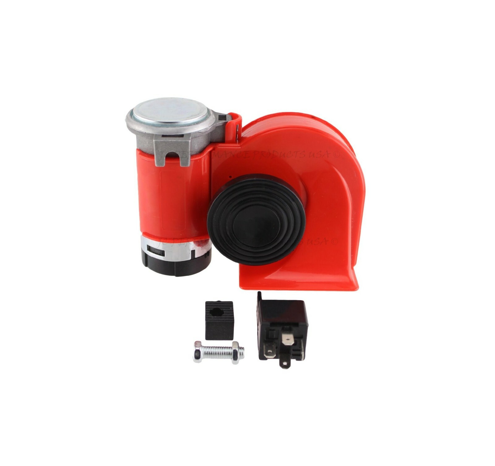 12V Motorcycle Car Compact Dual Tone Electric Pump Vehicle Siren Loud Air Horn !