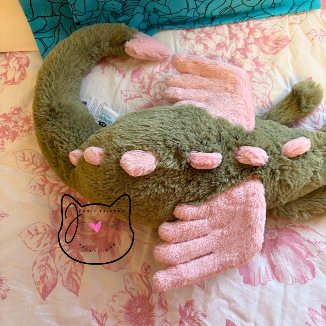 AUTHENTIC Jellycat MALACHY DRAGON Large with Dustbag New BNWT