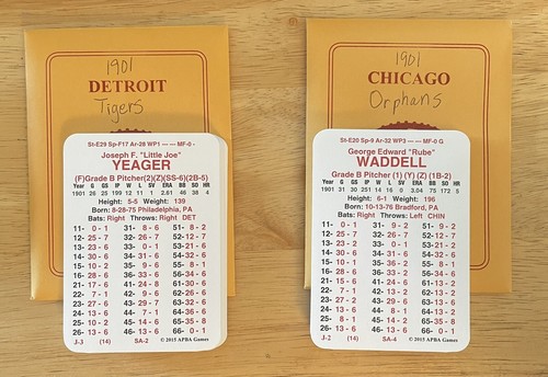 1901 APBA Baseball (c)2015 - Pick Your Team - Picture 7 of 8