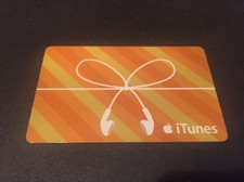 ITUNES Gold Earbud Bow 2008 Foil Download / Gift Card 0 V1