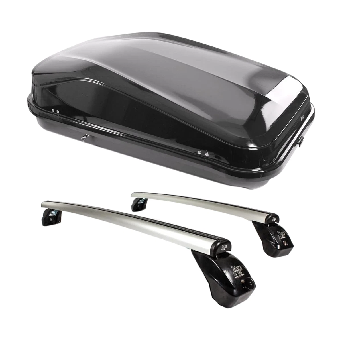 Aero Lockable Roof Rack Roof Box 420L For Jeep RENEGADE 2014
