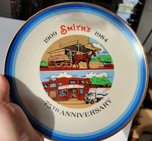 SMITH'S DAIRY ORRVILLE OHIO 75TH ANNIVERSARY 1909-1984 COLLECTOR PLATE 12/1000 - Picture 2 of 7
