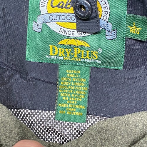 Cabelas Dry Plus Herren Skijacke Parka Large Mantel abnehmbare Kapuze Schneemobil - Bild 15 von 19