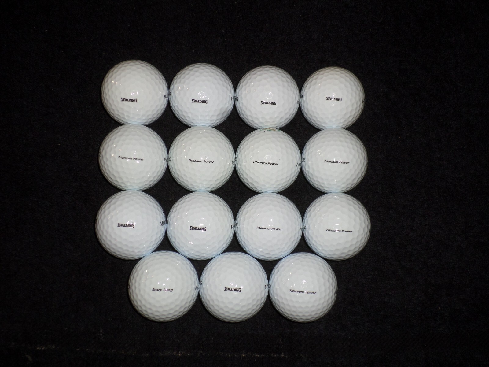 15 Spalding Molitor Golf Balls