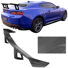 Carbon Fiber Rear Trunk Spoiler Wing For 2016-2023 Chevy Camaro ZL1 1LE Style