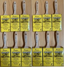 Premier FHR00133 3" Professional Nylon  Poly Paint  Stain Paint Brush 12 Pack