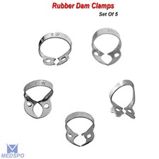 Dental Rubber Dam Clamps Set Endodontic Clamp Surgical Instruments
