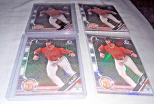 (4) 2019 Bowman Chrome Joey Bart Mojo Refractor Mega RC Giants #BCP50