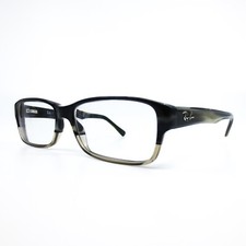 Ray-Ban Eyeglasses RB 5169 5540 Polished Gray Horn Rectangular Frame 54 16 140