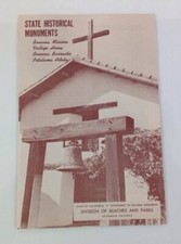 California State Historical Monuments Brochure DNR Beaches & Parks Vintage Guide