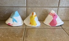 Pee Pee TeePee Covers for Baby Boys Pink Blue And Yellow Bunnies Set of 6