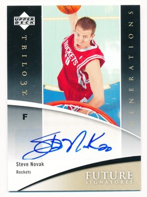 STEVE NOVAK 2006-07 UPPER DECK FUTURE SIGNATURES #FS-SN AUTO AUTOGRAPH MINT
