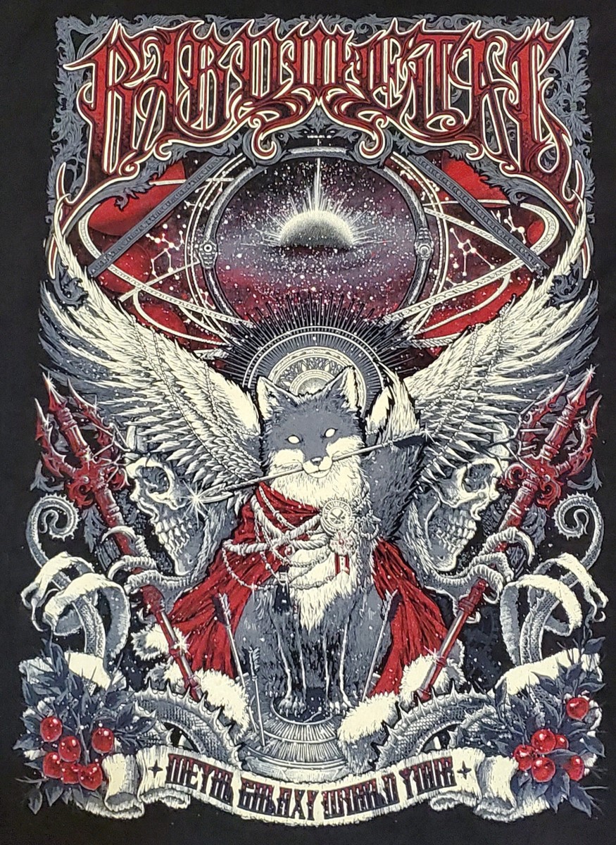 BABYMETAL 2019 Metal Galaxy World Tour Black t Shirt LARGE Concert