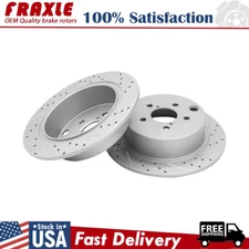 For Subaru Forester Impreza 2012-2020 Rear Drilled Slotted Disc Brake Rotors